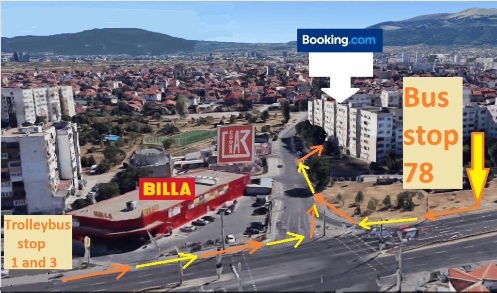 2 Bedrooms With Private Bath And Balcony Near The Airport Sofia Buitenkant foto